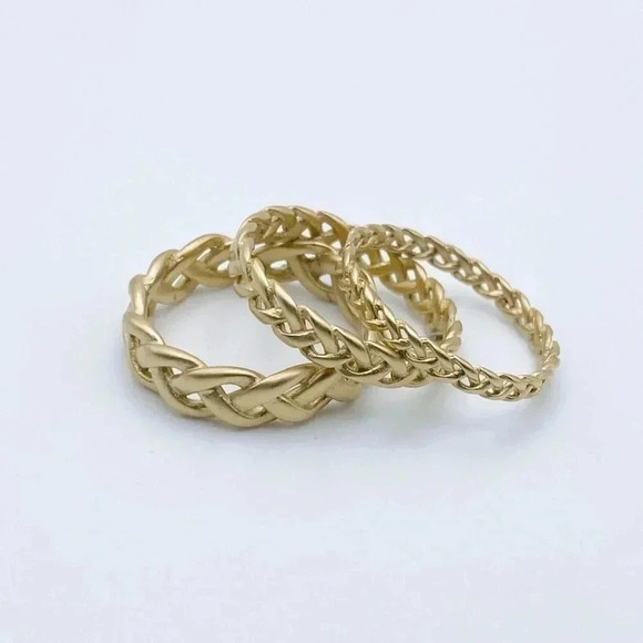 JCD Jewelry - SET Of 3 Chain Rings